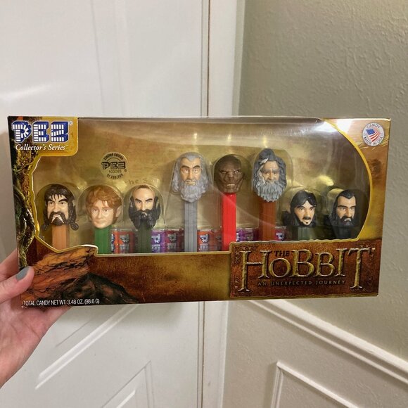 The Hobbit Other - The Hobbit PEZ Candy Dispensers: 8 Piece Collector's Series Limited Edition